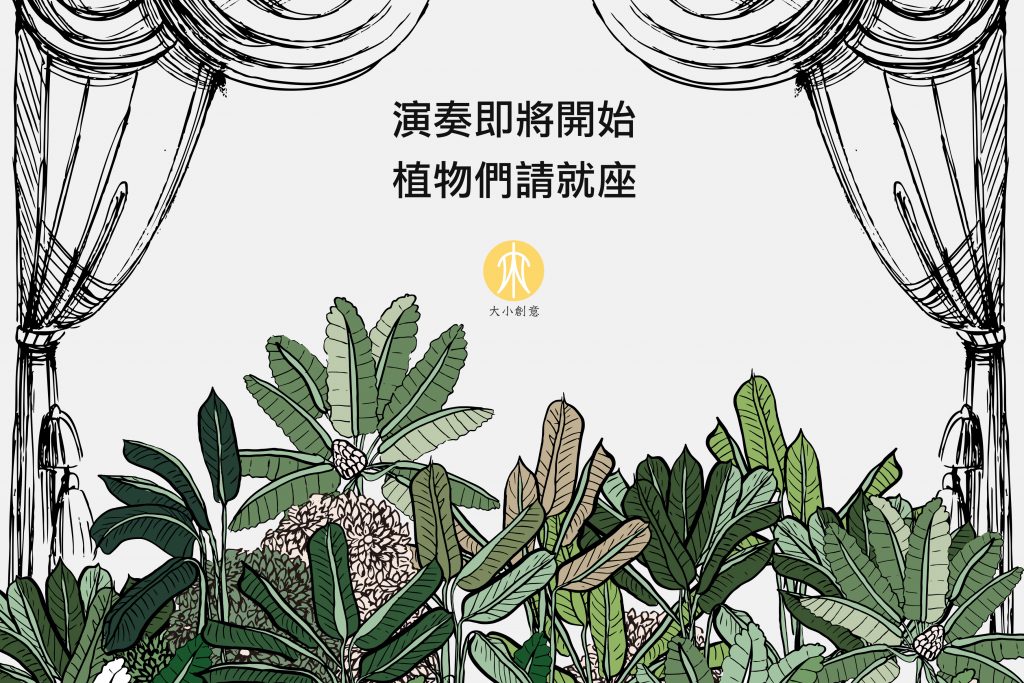 演奏即將開始 植物們請就座