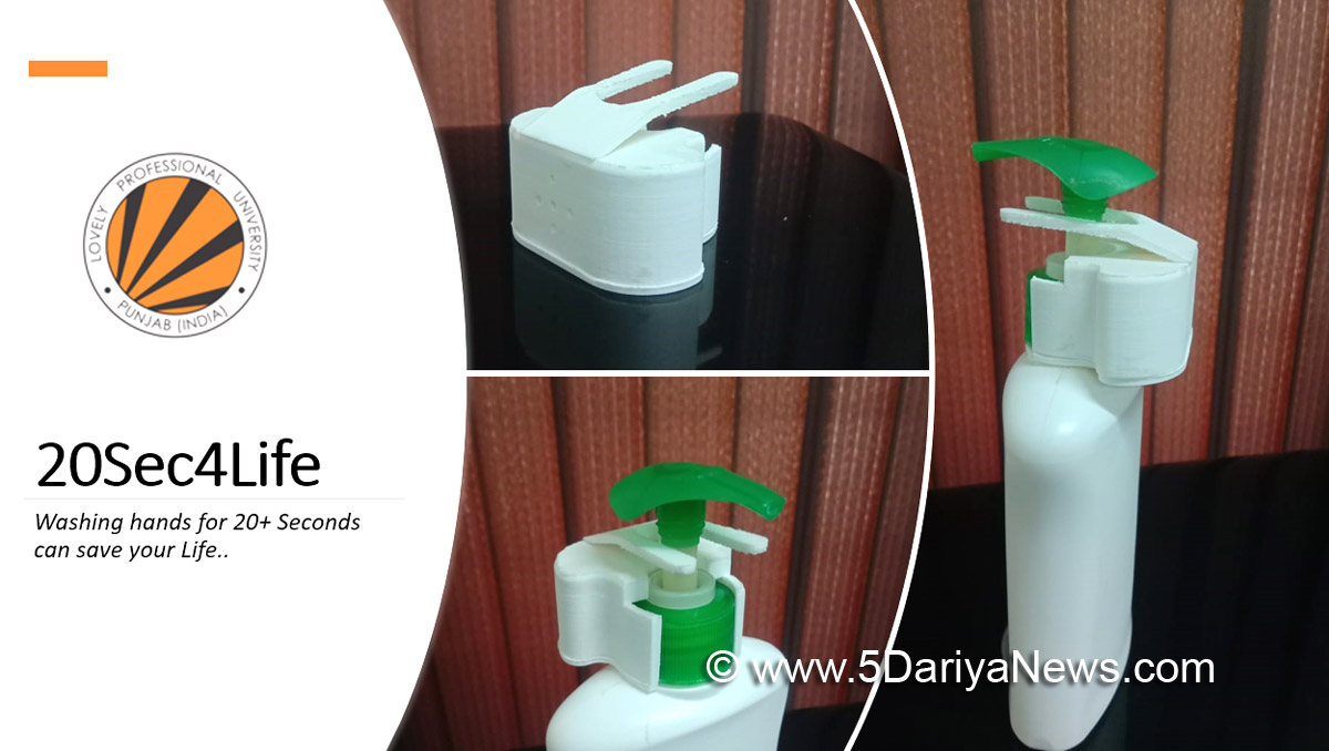 LPU Scientists develop IoT Device to ensure People wash hands for 20 Seconds LPU Scientists develop IoT Device to ensure People wash hands for 20 Seconds